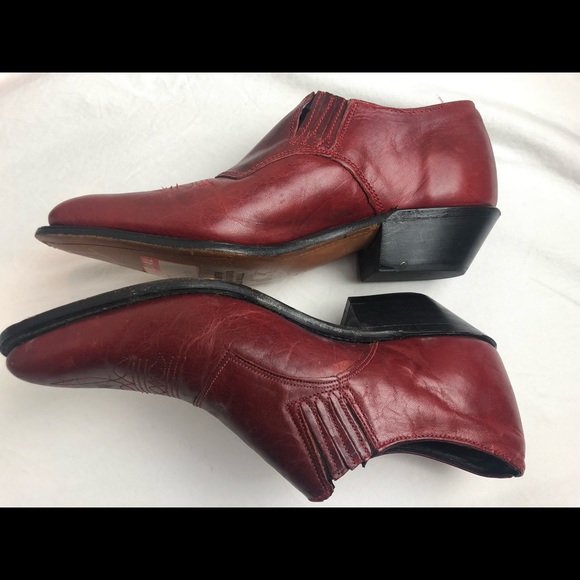 Code Red Genuine Leather booties Sz 5.5 - Picture 6 of 7
